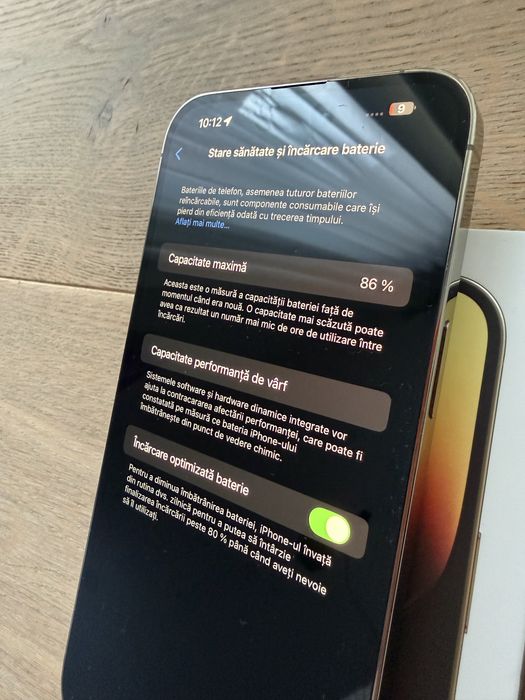 Iphone 14 PRO MAX Gold impecabil