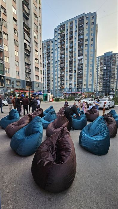 Аренда бин бег . Аренда Пуфик . Кресла мешок . Bin beg arenda
