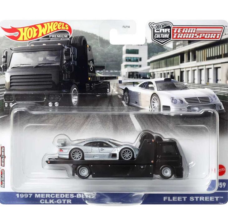 Hot Wheels Mercedes Benz CLK-GTR 1997 Team Transport