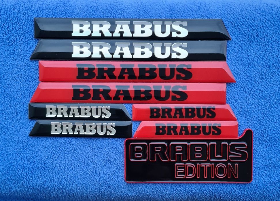 Емблема Brabus AMG Mercedes Benz S G GLS GT CLS V8 Rocket 4matic+