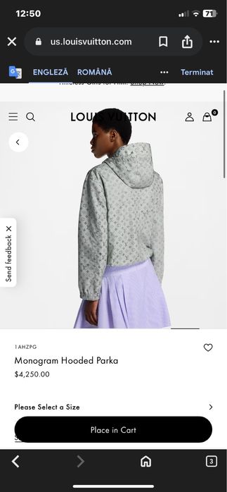 Geacă reflectorizanta Louis Vuitton