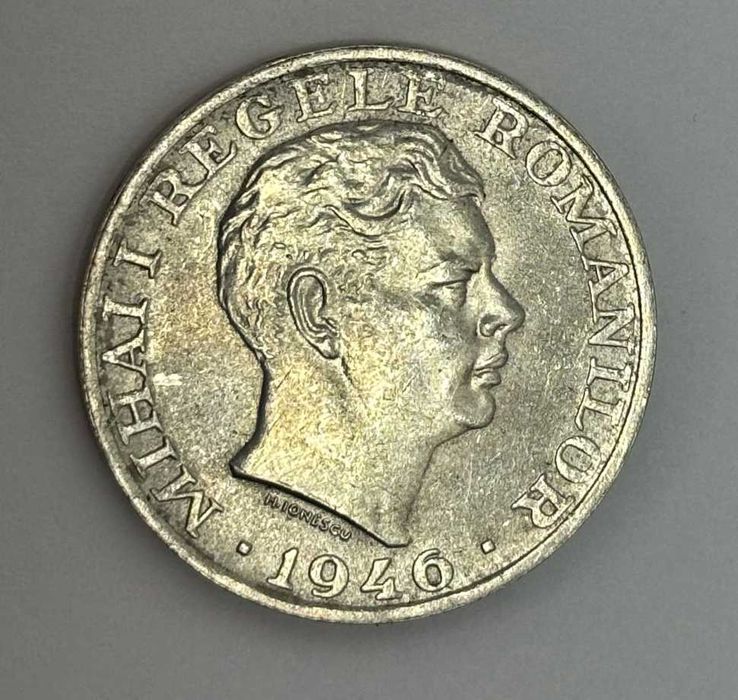 moneda din argint regele Mihai I- 25000 lei 1946 pentru colectie/botez