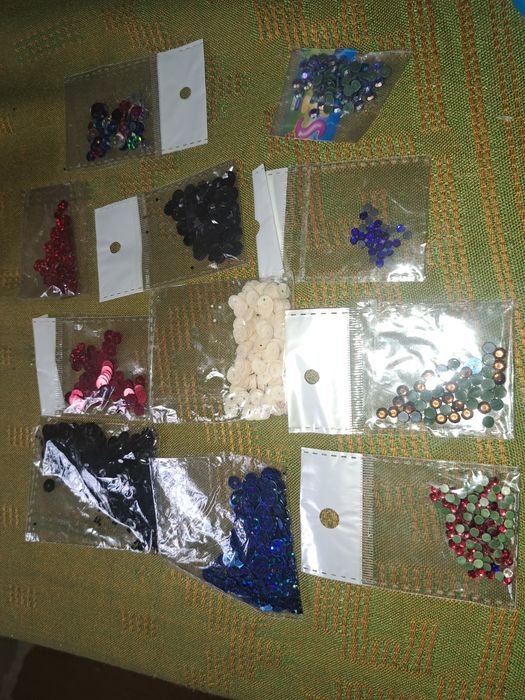 Пайетки и стразы для творчества