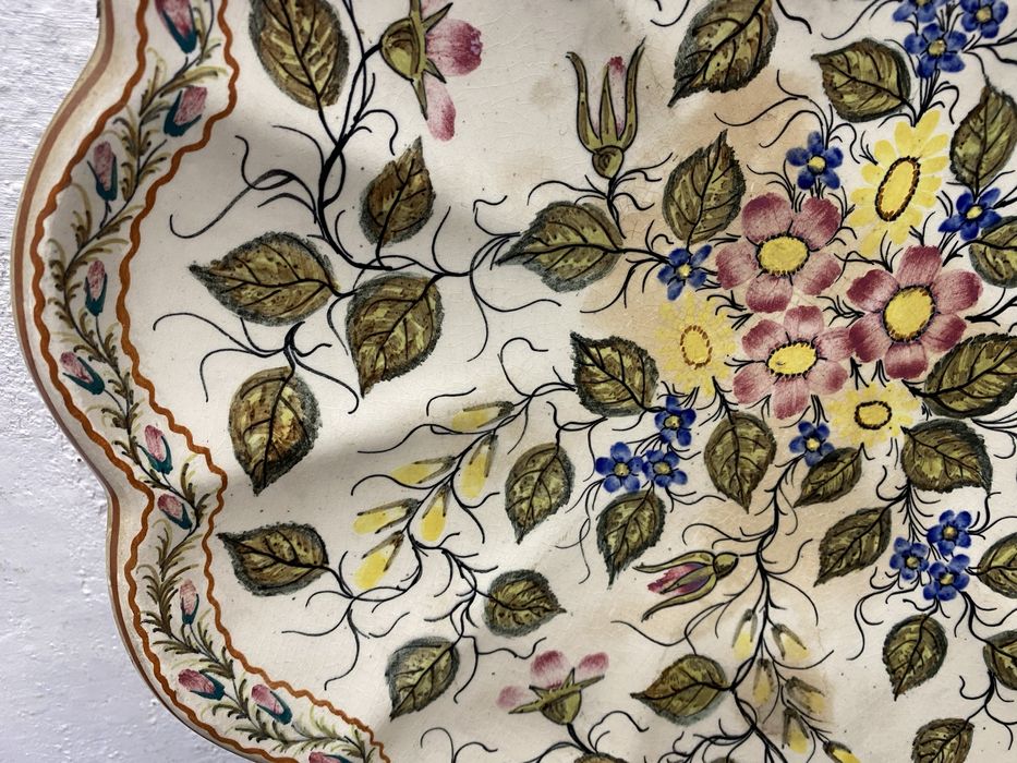 Старо италианско пано за стена от порцелан