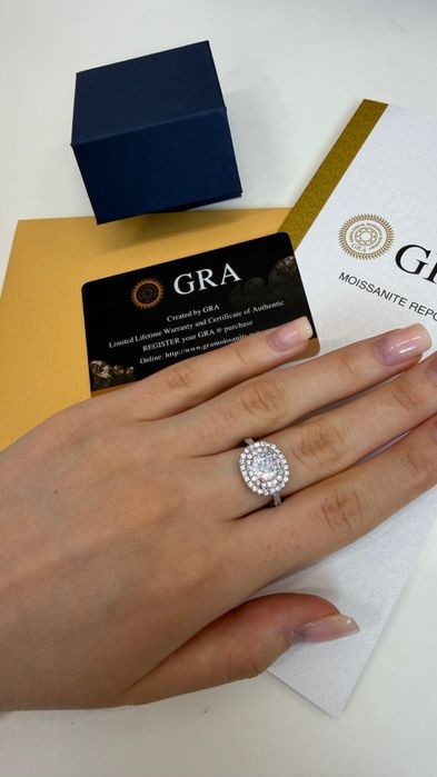 Кольцо с сертификатом GRA
