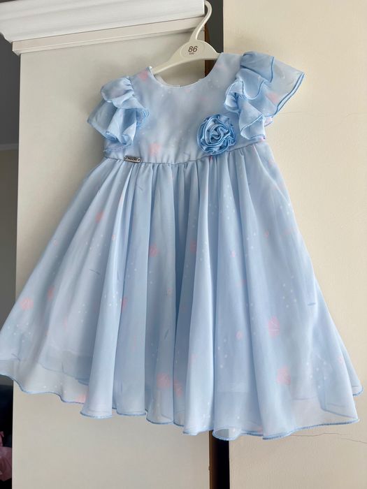 Rochie eleganta, albastra, 3 ani