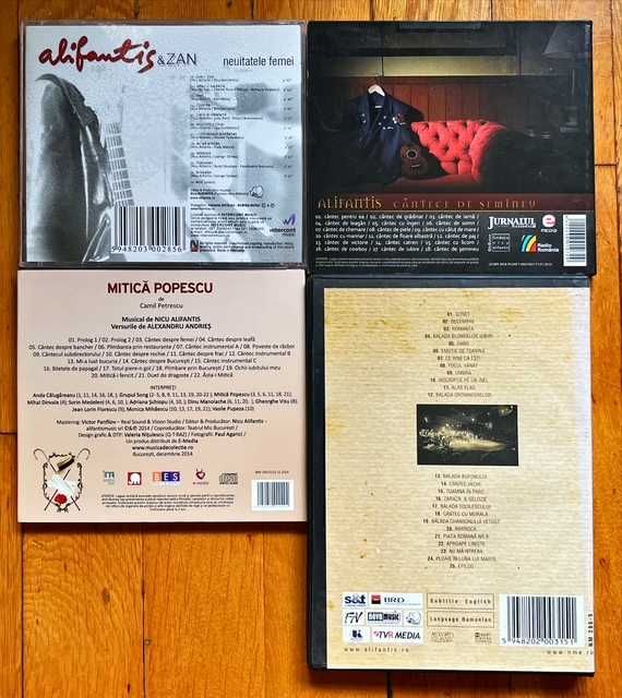 CD electro, jazz & folk: Aievea, Körössy, N. Simion, Alifantis, Bertzi