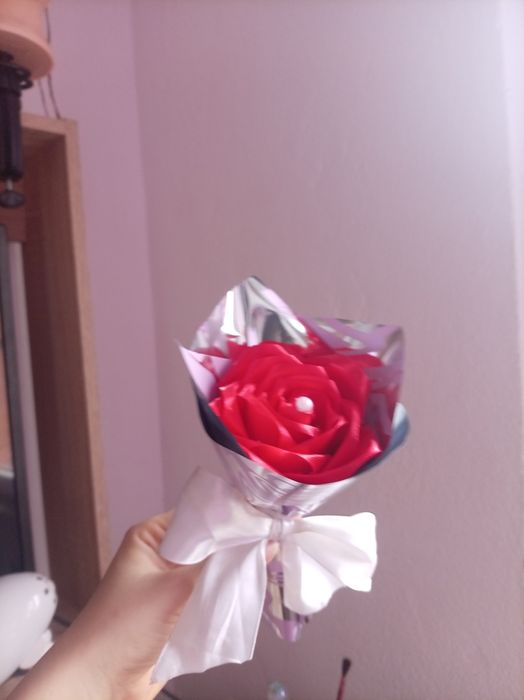 Buchete satin pe comanda  IG: Trandafiri_satin16