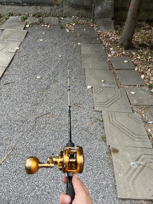 Комплект въдица и мултипликатор Jigging master