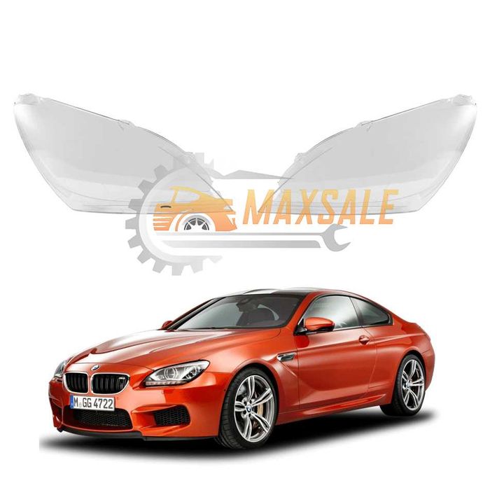 Капаци фарове BMW F12 f06 (13-16) Low 640 6 серия Ф12 ф06 БМВ стъкло за фара