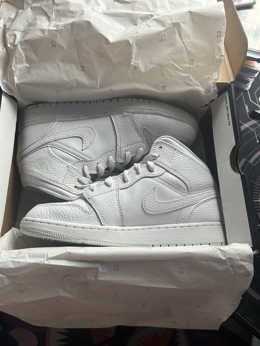 Jordan 1 unisex albi