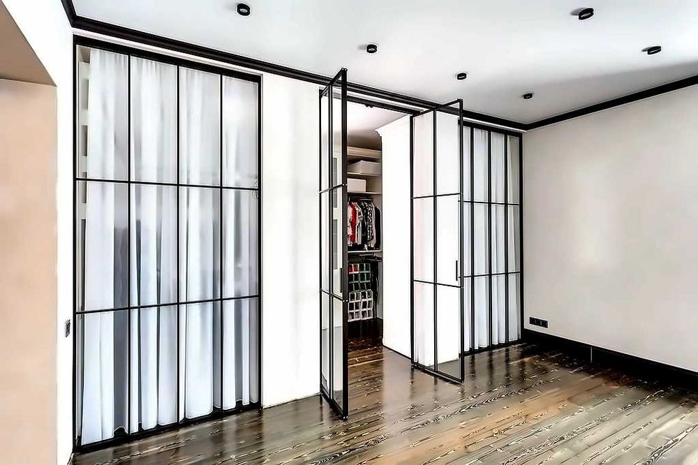 Стеклянные Loft перегородки и двери