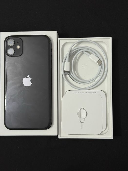 Айфон 11, черный, 128 гб