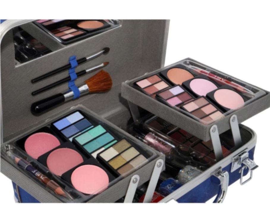 Куфарче с гримове с немско качество в син цвят