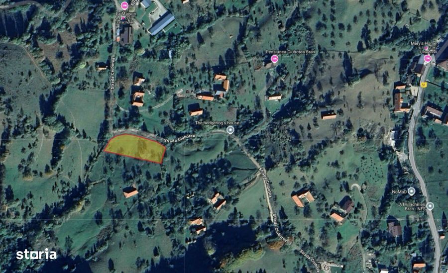 BRAN Moieciu Teren-2,000 mp- Pozitie superba
