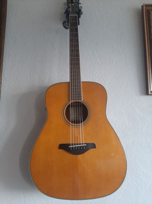 Гитара акустическая Yamaha TransAcoustic FG-TA Vintage Tint желтый