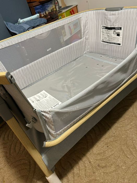 Бебешка кошара Kikka Boo Nanna Dark Grey Melange wood
Мини кошара