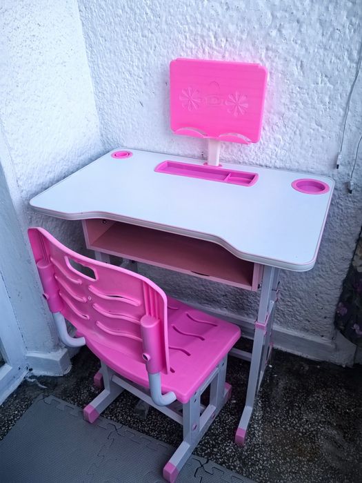 Birou fetițe reglabil 3-9 ani