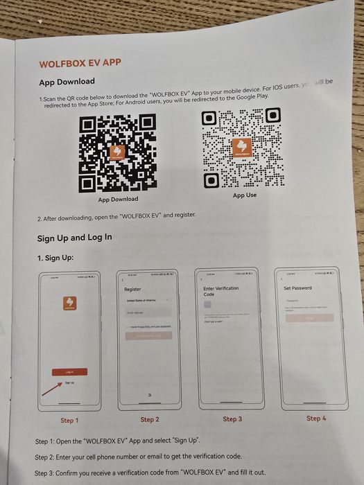 Зарядна станция WOLFBOX