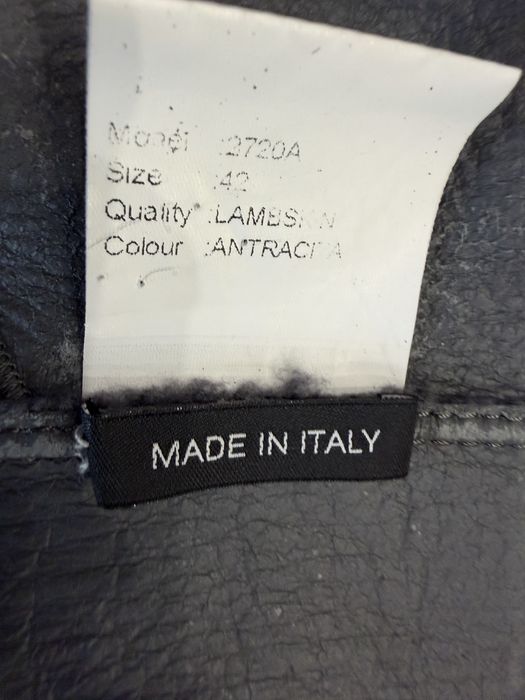 Серая Дубленка Овчина