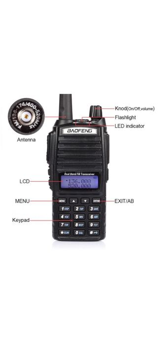Baofeng UV-82 10W VHF si UHF