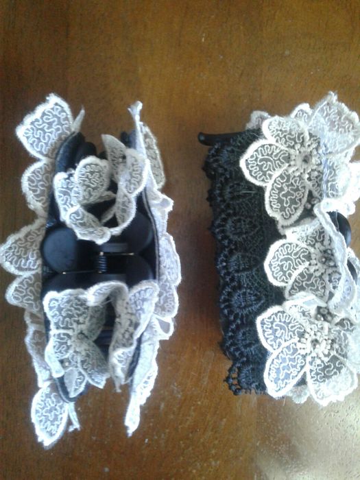 заколка краб, ручная работа