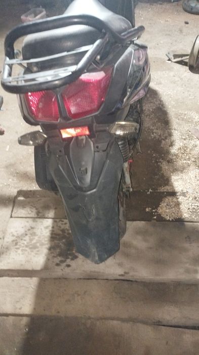 Самурай мопед на ходу