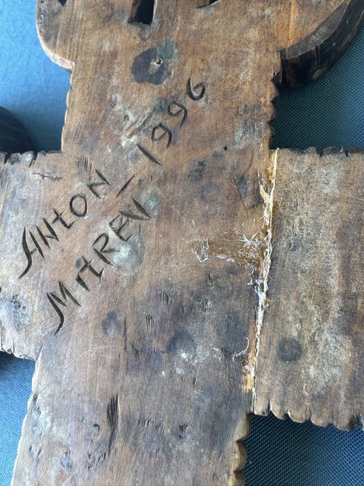 УНИКАЛЕН Стар кръст , Исус Христос , ДЪРВОРЕЗБА