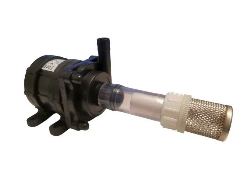 12 V помпа с филтър за претакане на зеле, вино, саламура - циркулация 700 л/ч