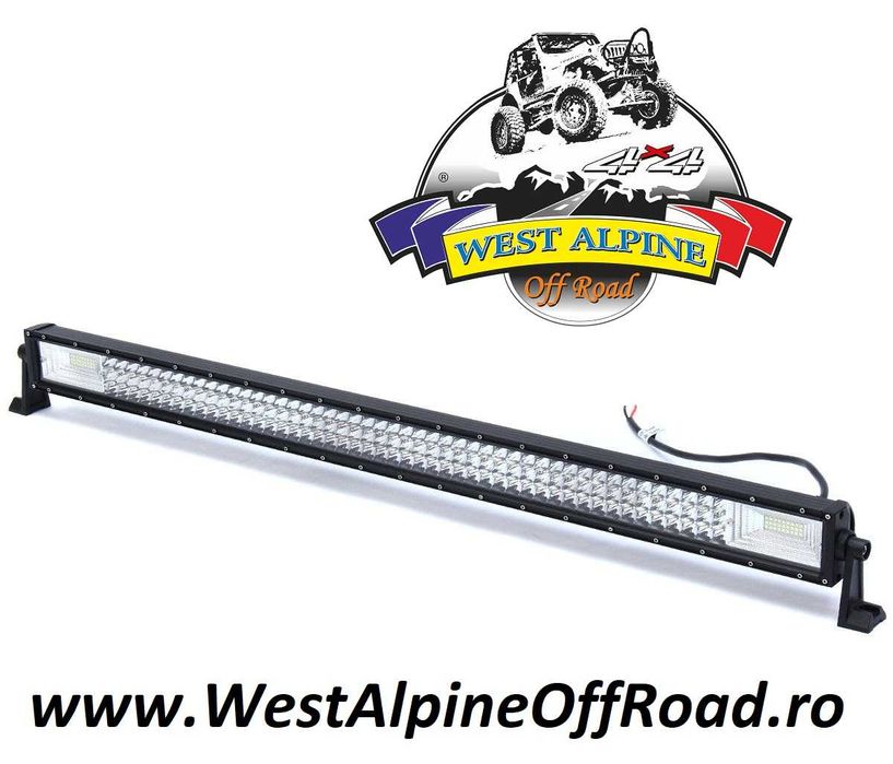 LED BAR auto 702W - LEDURI PE 3 RANDURI - COMBO 12V - Lungime 125 Cm