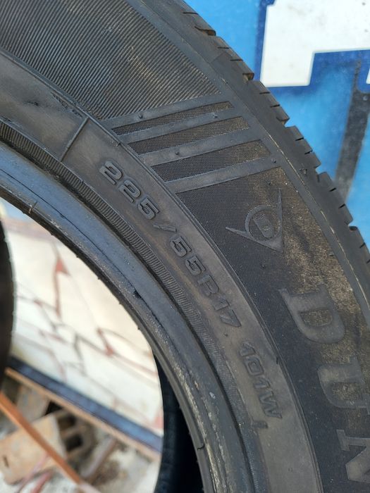 225 55 17 Dunlop 2бр всесезонни дот 21