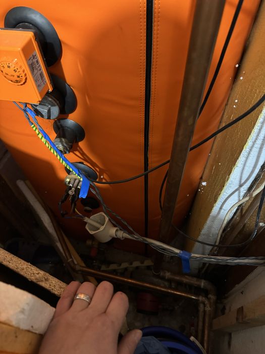 Puffer Ferroli 500 L din otel cu izolatie