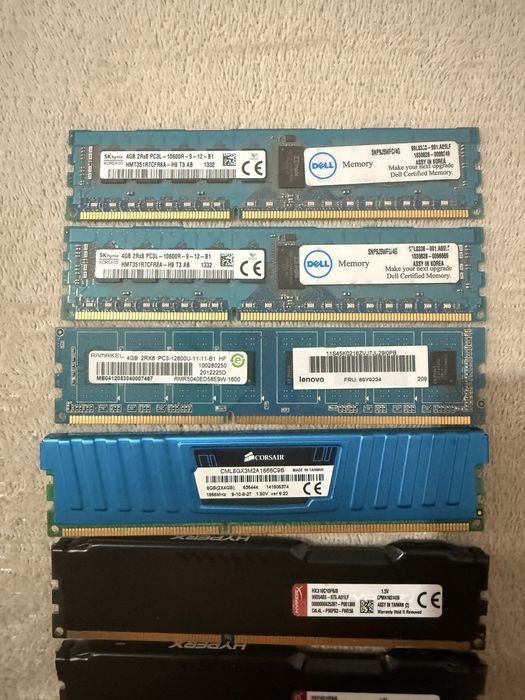 Memorii RAM DDR3 4-8 GB 1333-1866Mhz