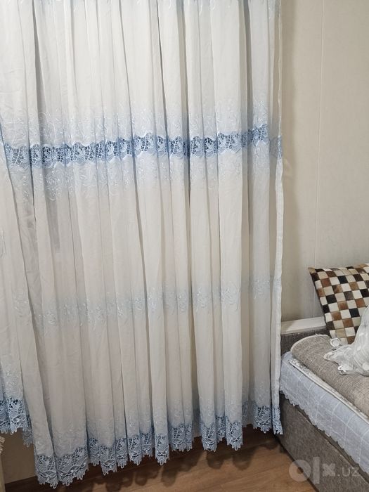 Тюль двух видов. См. фото