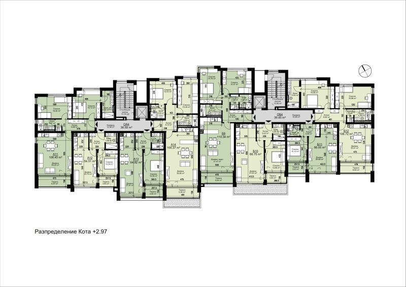 3-стаен в Варна-Бриз площ 126  кв.м