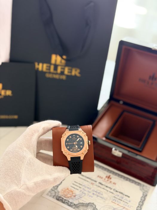 Ceas Helfer Quadrix Carbotron 40mm Colectia nouă