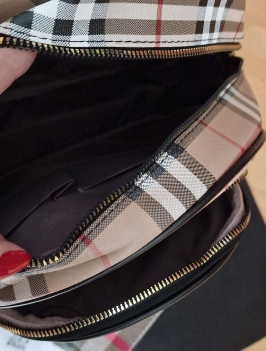 Rucsac Burbbery super model, l9go metalic, saculet inclus