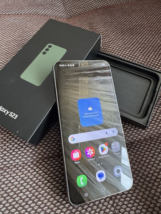 Samsung Galaxy S23 5G, 256 GB, Green - Като нов
