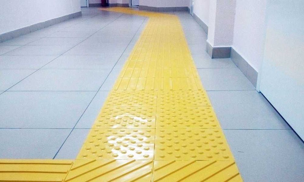 Тактильный плитки из ПВХ  taktilniy