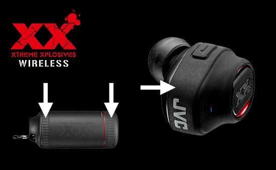 Casti Wireless Bluetooth JVC HA-XC70BT-RE in ear produs Nou Sigilat