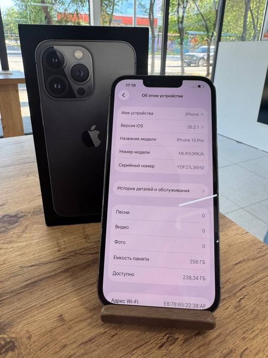 iPhone 13 Pro•256GB/73%Graphite Айфон 13 Про•256Гб/73%Графит