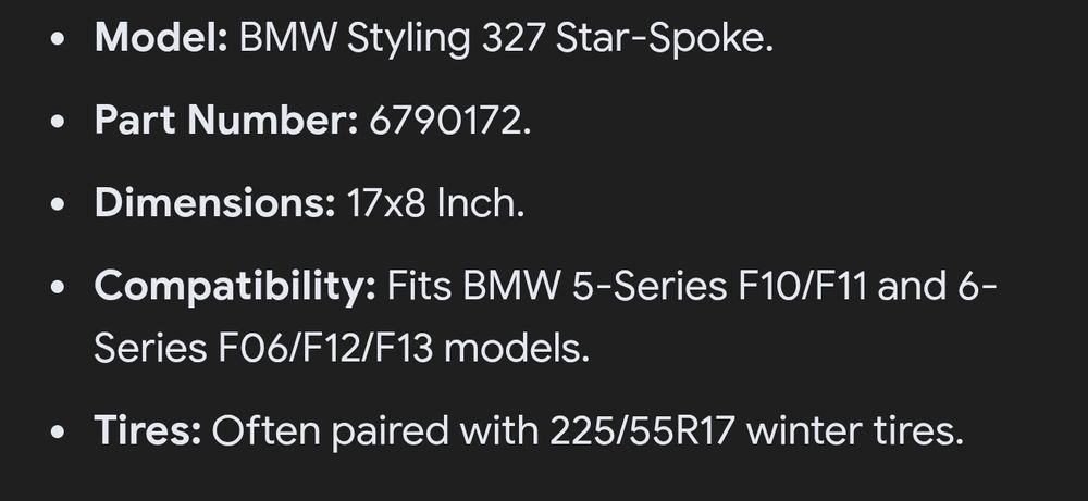 BMW Styling 327 Star-Spoke Джанти с гуми.