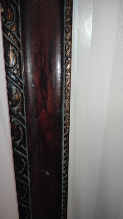 Rama lemn masiv nuc cca 1930, stil neoclasic /neobaroc