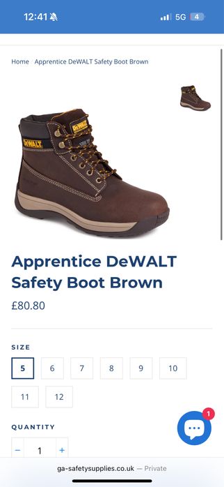 Dewalt работни обувки