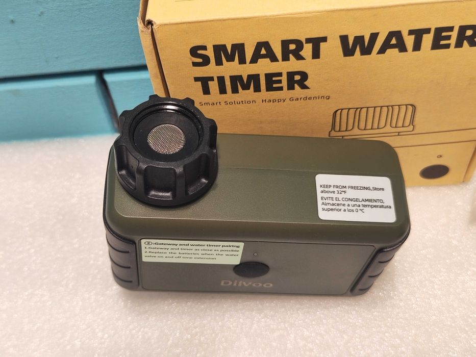 Diivoo WiFi Таймер за Поливане – Съвместим с Alexa, 20 Програми