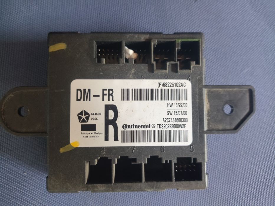 Зеркало без стекла Додж рам, блок двери