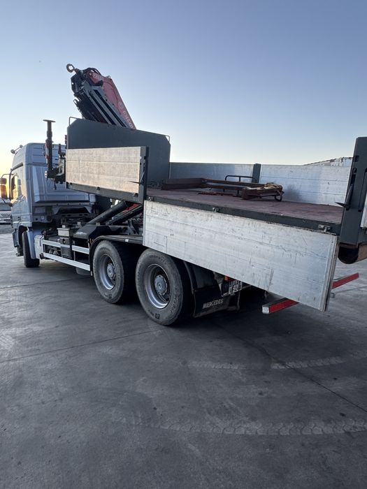 Mercedes Actros 6x4 Abroll cu Macara Fassi