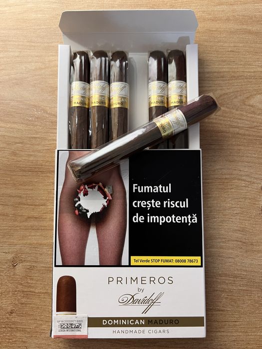 Trabuc Davidoff Primeros/ Nicaragua Robusto / Aniversario Special R