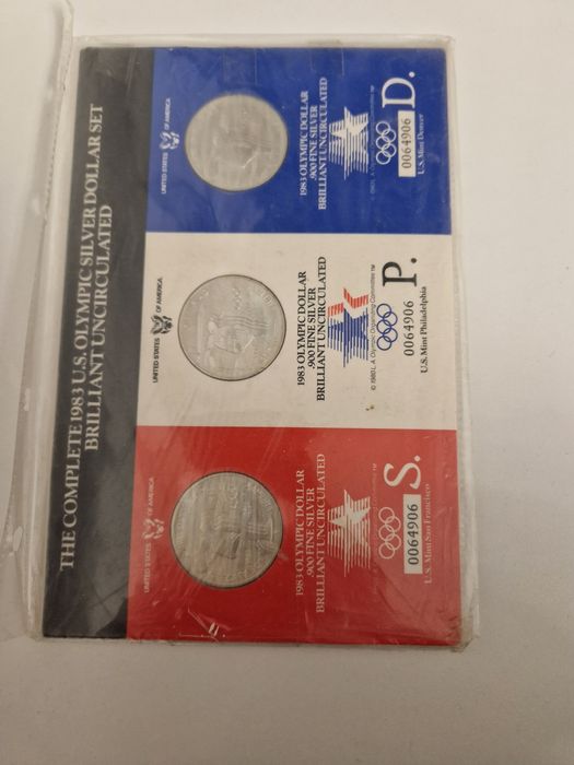 3 monede argint SUA silver dollar