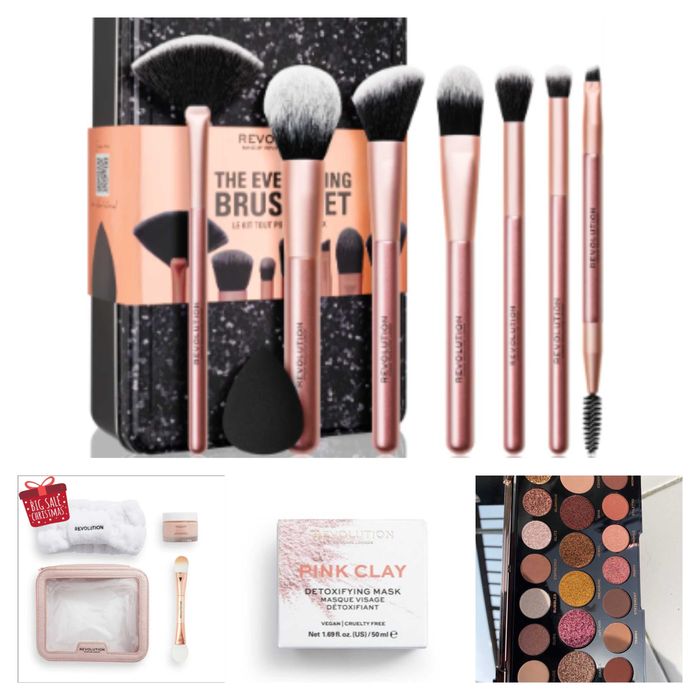 Revolution четки за грим, грижа за кожата и палитра сенки